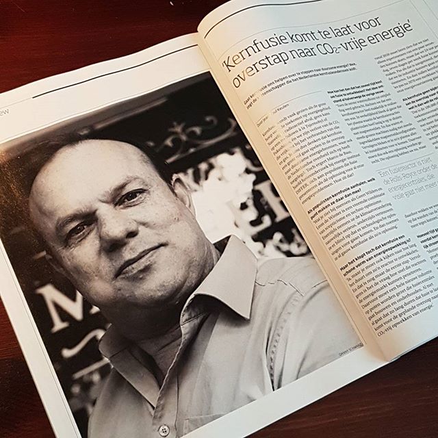 Interview Marco de Baar in New Scientist